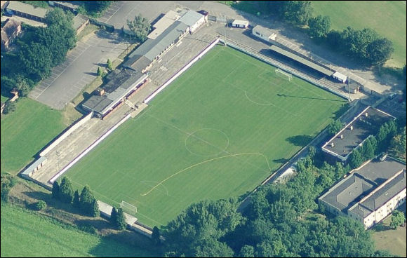 The Meadow - the home of Chesham United FC (aerial photograph  Bing Maps)