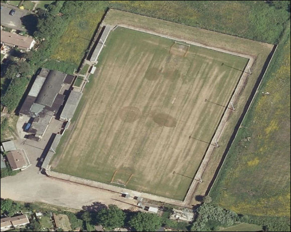 The Causeway - the home of Cinderford Town FC (aerial photograph  Bing Maps)