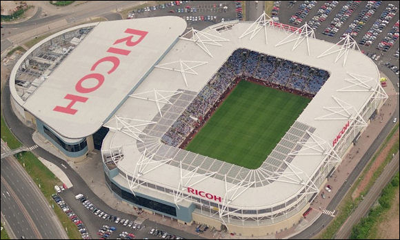 The Ricoh Arena - the new home of Coventry City FC