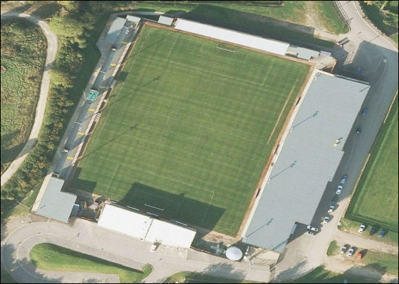 The New Lawn - home of Forest Green Rovers FC (aerial photograph  Bing Maps)