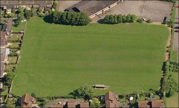 The Gala Club - the home of Gala Wilton FC (aerial photograph  Bing Maps)