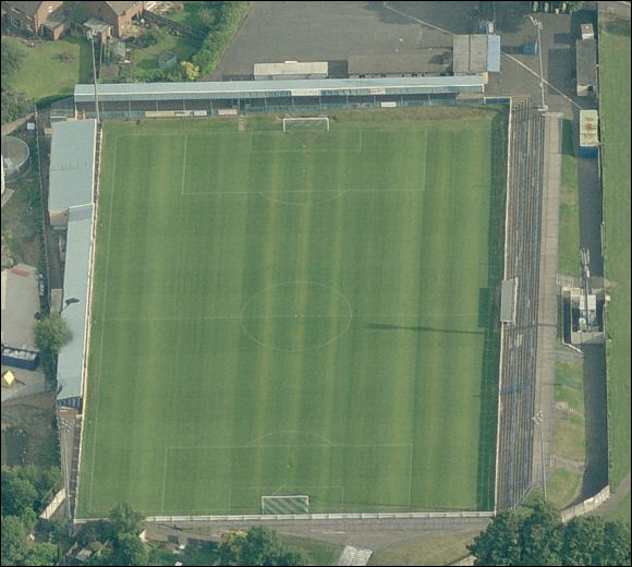 The Grove - home of Halesowen Town FC (aerial photograph  Bing Maps)