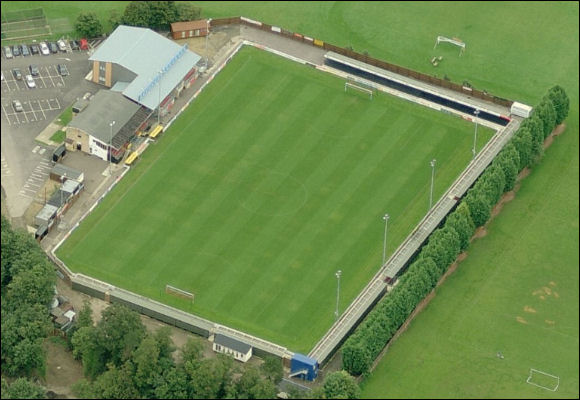 Glassworld Stadium - the home of Histon FC (aerial photograph  Bing Maps)