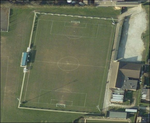 Victory Road - the home of Leiston FC (aerial photograph  Bing Maps)