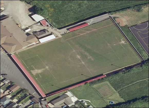The Athletic Field - the home of Paulton Rovers FC (aerial photograph  Bing Maps)