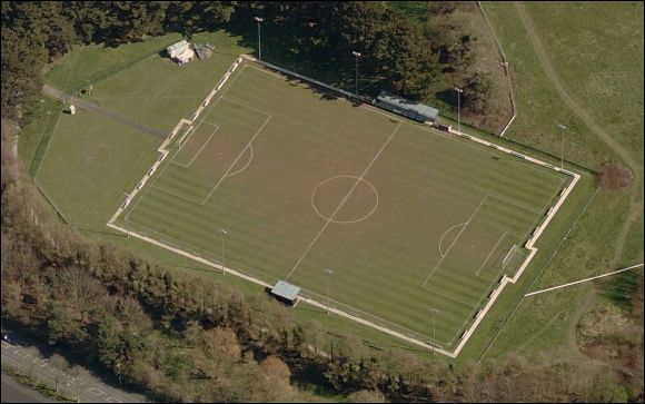 Bolitho Park - the home of Plymouth Parkway FC (aerial photograph  Bing Maps)