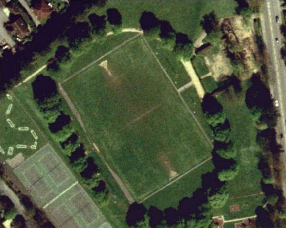Victoria Park - the former home of Salisbury City FC (aerial photograph  Bing Maps)