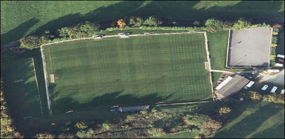 Meadowbank - the home of Shortwood United FC (aerial photograph  Bing Maps)