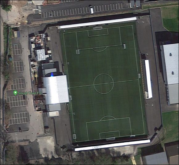 Arbour Park - the home of Slough Town FC (aerial photograph  Google Maps)