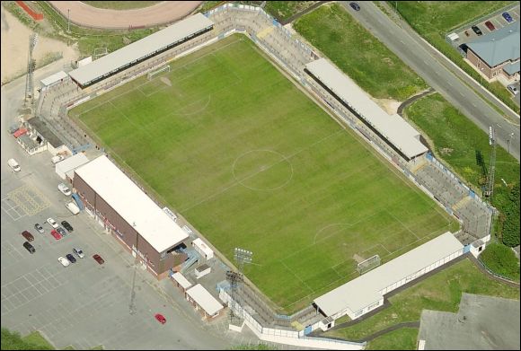 The Bob Lucas Stadium - the home of Weymouth FC (aerial photograph  Bing Maps)