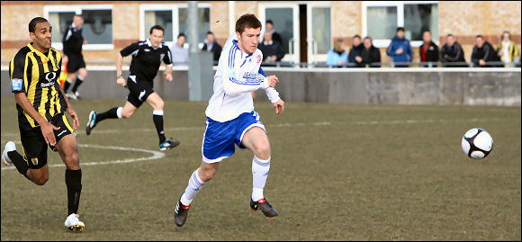 Ben Hunt gives chase against Vauxhall Motors