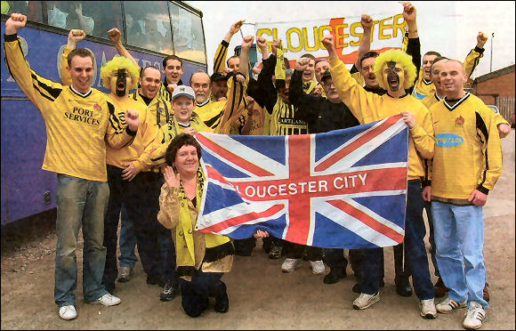 City fans in bouyant mood ahead of the long trip to Southport